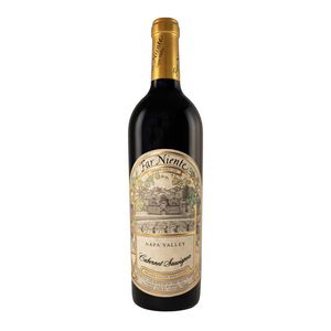 Etched Far Niente Cabernet Red Wine Bottle
