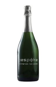 Etched Non-Alcoholic Sparkling Grape Juice Bottle