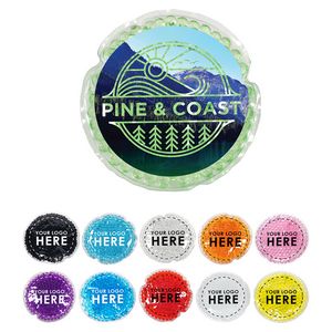 Full-Color Round Aqua Pearlsâ„¢ Hot/Cold Pack