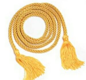 Gold 68" Graduation Honor Cord