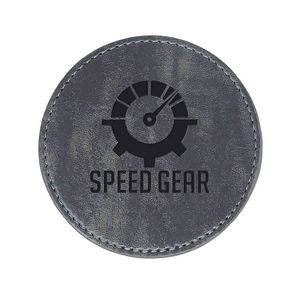 Greyson PU Leather Coasters: Single