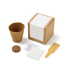Growables Planter in Kraft Gift Box (Custom)