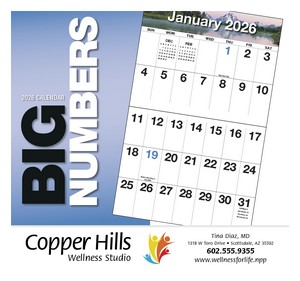 HotLineÂ® Products Big Numbers Appointment Calendar - Stapled