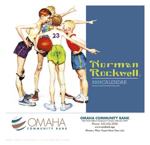 HotLineÂ® Products Norman Rockwell Appointment Calendar - Stapled