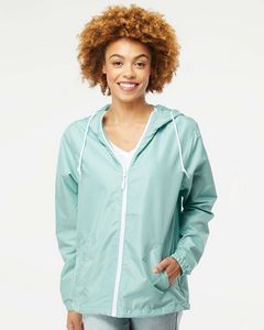 Independent Trading Co. Unisex Lightweight Windbreaker Full-Zip Jacket