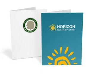 Ink Printed Pocket Folders-Designer Papers