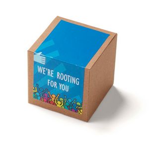 Inspirational Rooting for You Planter in Kraft Gift Box