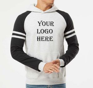 JerzeesÂ® NublendÂ® Varsity Colorblocked Raglan Hooded Sweatshirt