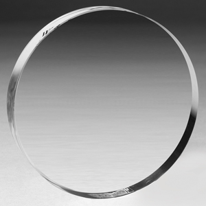 Laser Engraved Acrylic Circle Paperweight (4"x 3/4")