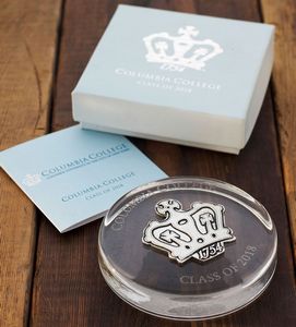 Mercer Lead Crystal Paper Weight