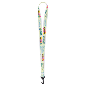 "OWEN" 3/4" Import Air Ship Super Soft Polyester Multi-Color Sublimation Lanyard