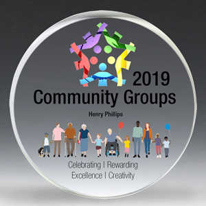 PhotoImageÂ® 4-Color Process Round Paperweight (4"x 3/4")