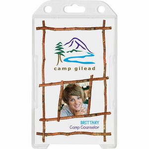 Plastic Single Card ID Holder