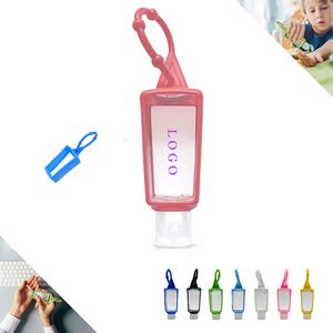 Pocket Hand Sanitizer Bottle Refillable With Keychain Holder