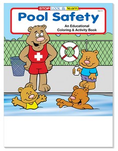 Pool Safety Coloring Book Fun Pack