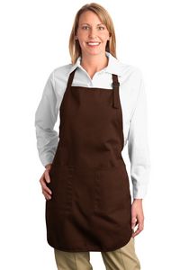 Port Authority Full-Length Apron with Pockets.