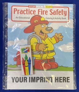 Practice Fire Safety Coloring Book Fun Pack