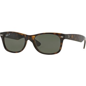 Ray-BanÂ® Polarized New Wayfarer Sunglasses - Tortoise/Green