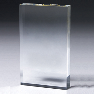 Rectangular Acrylic Paperweight - 5" x 7" x 3/4"