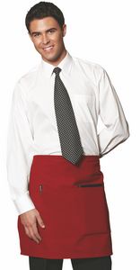Red Half Waist Bistro Apron