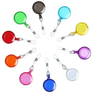 Retractable Id Badge Reel Holder - Epoxy Full-Color