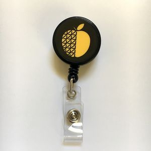 Round Badge Reel w/Belt Clip