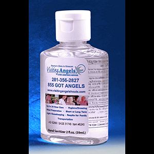 "SanPal L" 2.0 oz Hand Sanitizer Antibacterial Gel in Flip Top Squeeze Bottle
