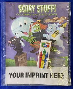 Scary Stuff Coloring & Activity Book Fun Pack