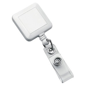 Square Retractable Badge Holder
