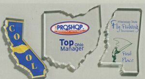 States Paper Weight Award (6"x1/2")