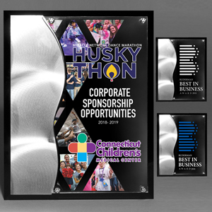 Strata Profile Plaque w/4-Color Process (8"x 10"x 3/4")