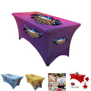 Stretchfit 6' Fitted Digital Print Table Cover