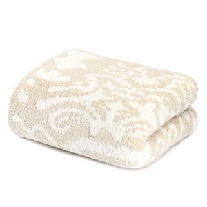 Throw - Damask - Chenilla Cloudâ„¢ - Linen / Creme - 52*70