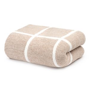 Throw - Window Pane Heathered - Chenilla Cloudâ„¢ - Creme / Wheat / Linen - 52*70