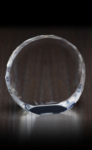 Tilting Circle Paperweight Award