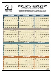 TriumphÂ® Calendars Time Management Span-A-Year (Non-Laminated) Calendar