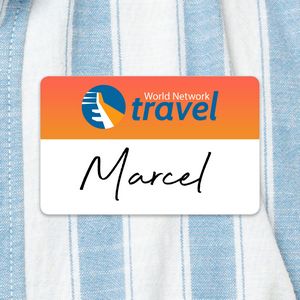 Value Reusable Name Badge: 3-3/8" X 2-1/8"