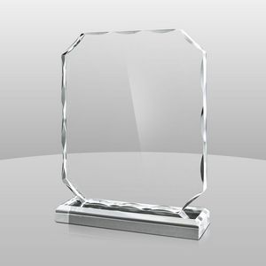 Vertical Mount Clear Glacial Ice Award II (9"x7"x2")