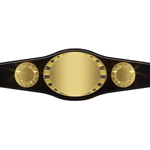 VibraprintÂ® Juniors Championship Belt in Black