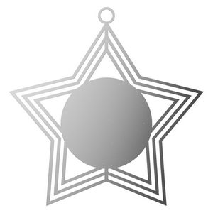 VibraprintÂ® Star (3D) Holiday Ornament (3")