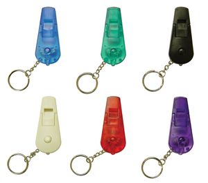 Whistle Keychain w/LED