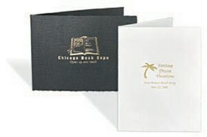 White Vertical Portrait Folder (5"x7")