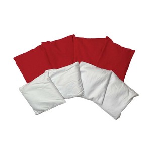 4 Red & White Bean Bags