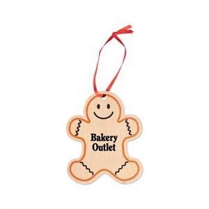 Wooden Gingerbread Man Ornament