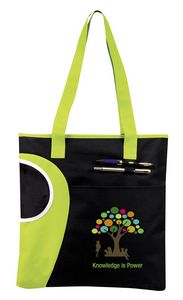 Zipper Top Bottle Tote Bag ( CUSTOM ONLY 1000 PC MIN)