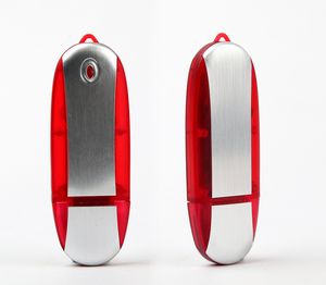 1 GB Oval Translucent LED USB Flash Drive