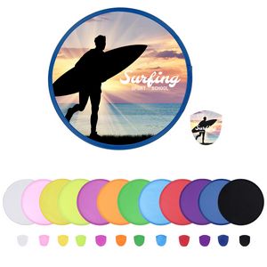 10" Fold Up Flying Disc With Pouch