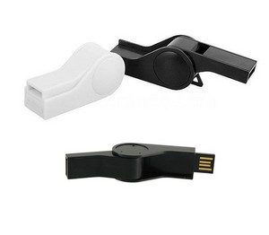 16 GB Retractable Whistle USB Flash Drive