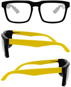 2-Tone Pinhole Heat Sunglasses