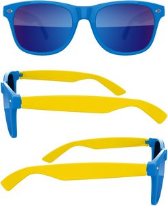 2-Tone Retro Mirror Sunglasses